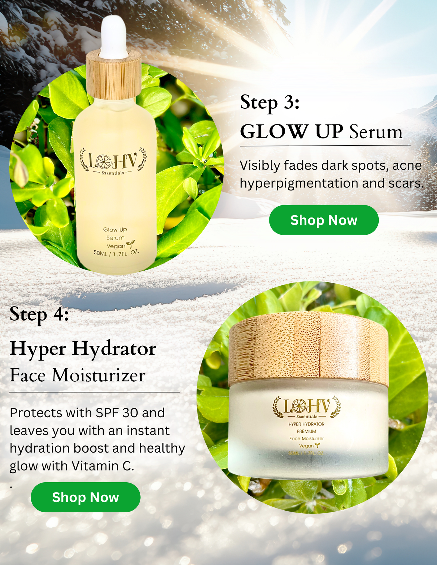 Glow Up Toner Serum – Vegan, Hyaluronic Acid + Niacinamide