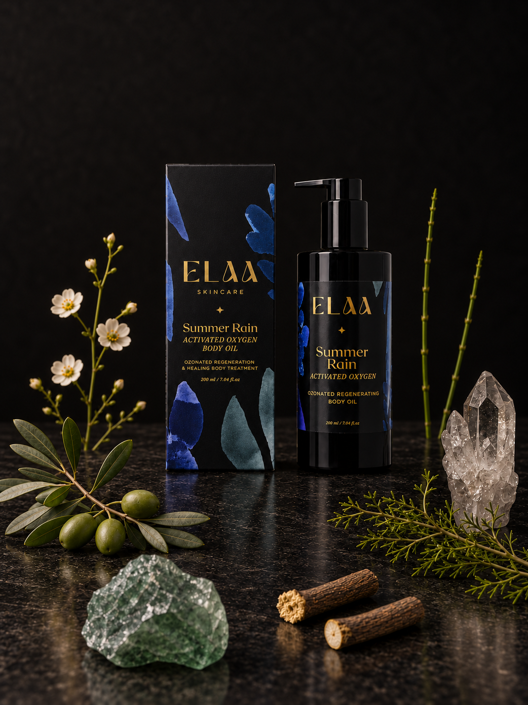Summer Rain Activated Oxygen Natural Body Oil