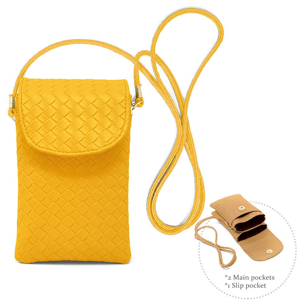 Faux Leather Mini Crossbody Bag