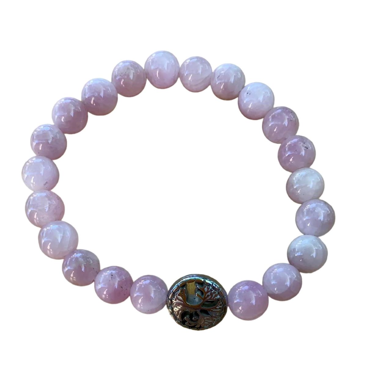 Kunzite (Brazil) Bracelet 8 mm Round Beads