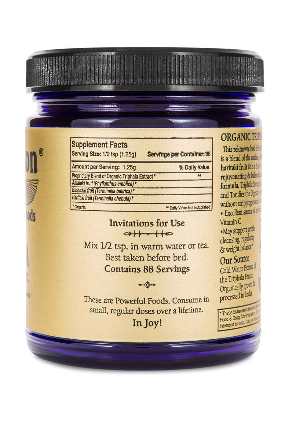 Triphala (Cold Water Extract Powder)