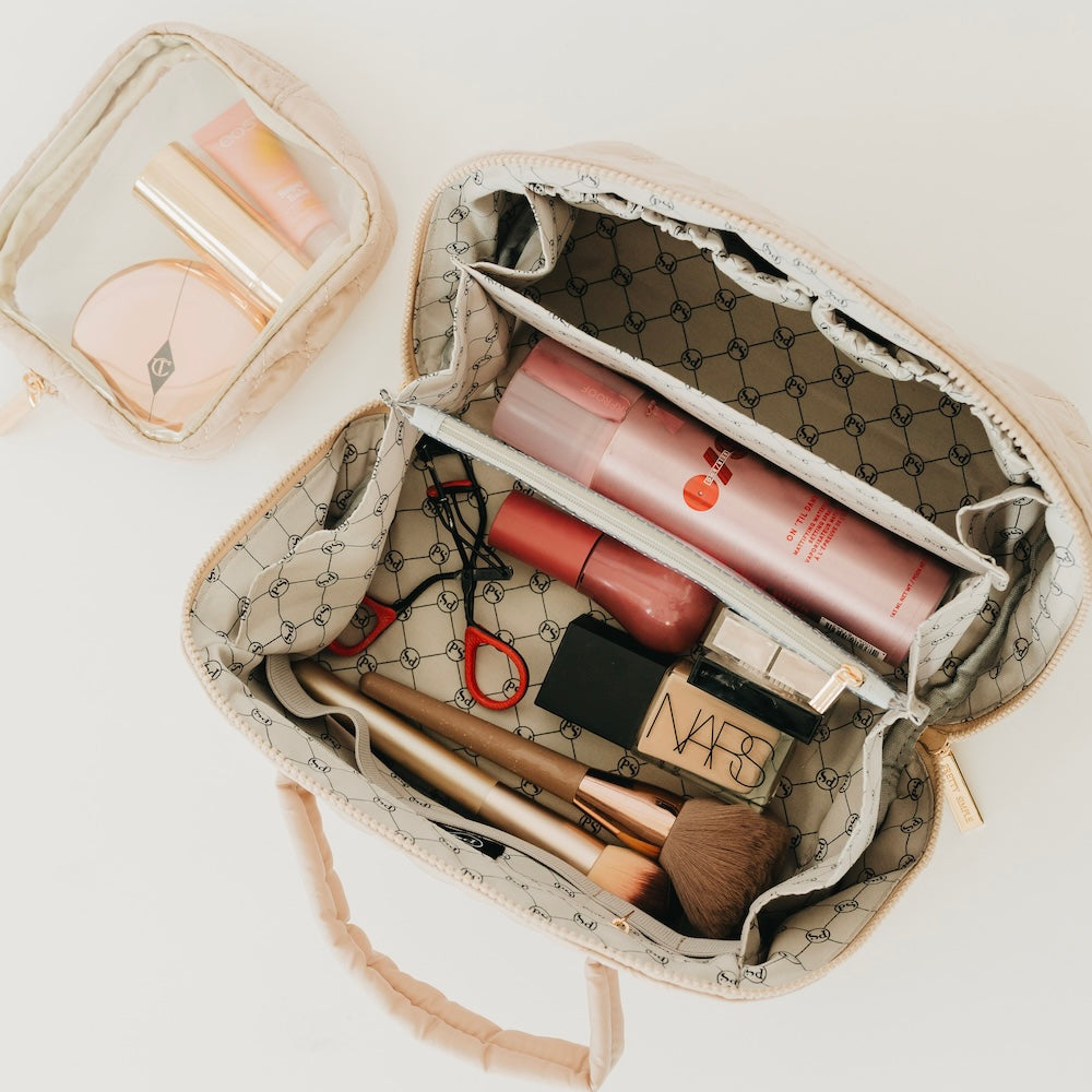 Martha Quilted Cosmetics Bag