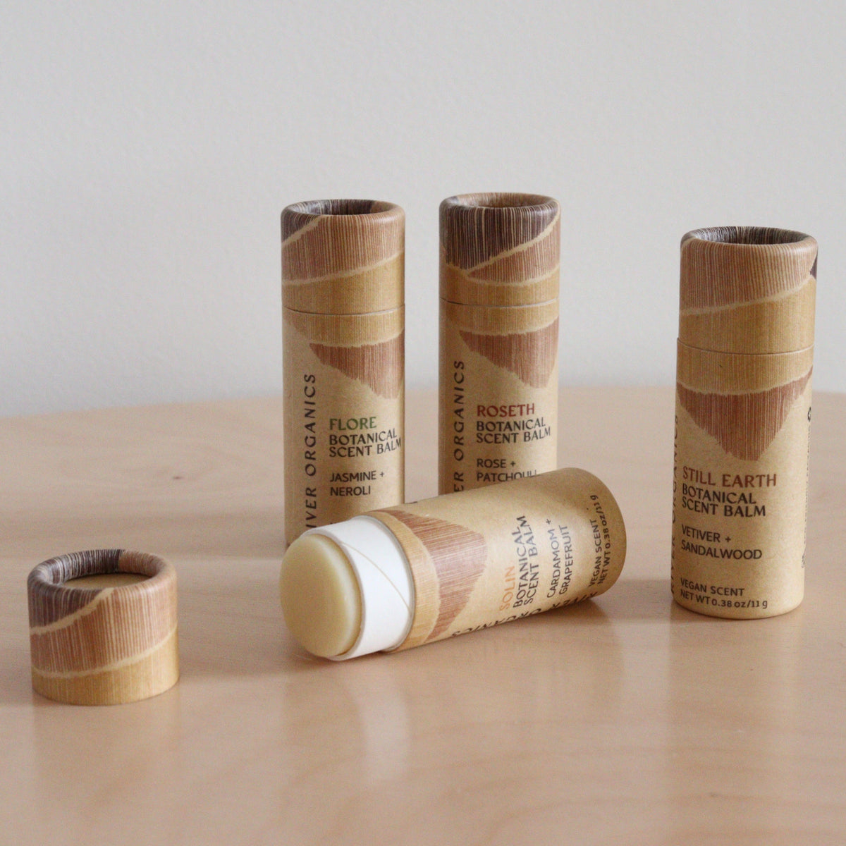 Botanical Scent Balms made with Essential Oils (Set of 2, 3 or 4)