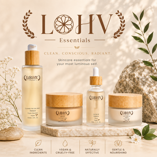 LOHV ESSENTIALS: Plant-Powered Vegan Skincare &amp; Intimate Wellness