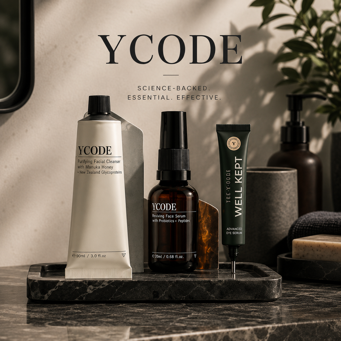 YCODE: Performance-Driven Men’s Skincare Designed for Male Skin