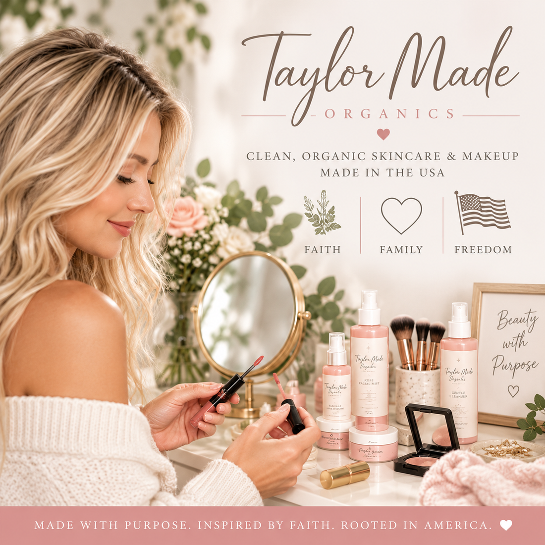 Taylor Made Organics: Faith-Based, Family-Owned Clean Beauty Made in the USA