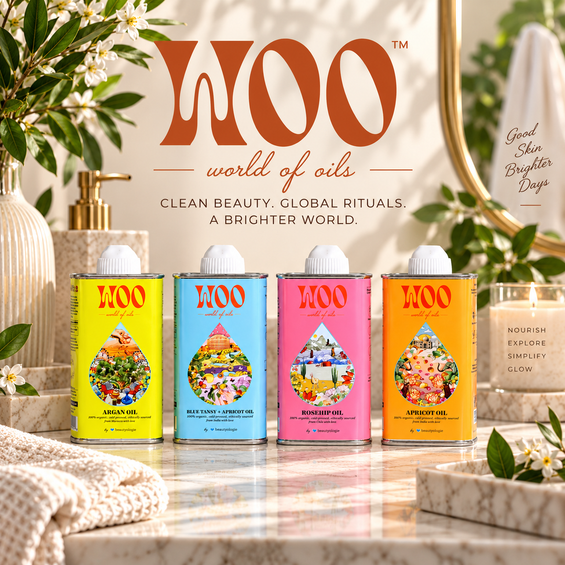 WOO World of Oils: Discover Clean Beauty Inspired by the World