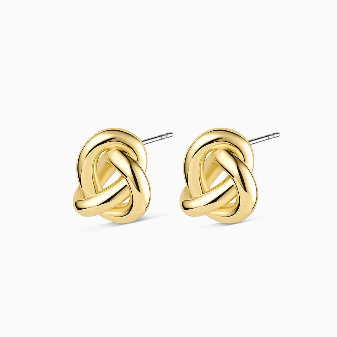 Irregular, Coiled-line Earrings For Women