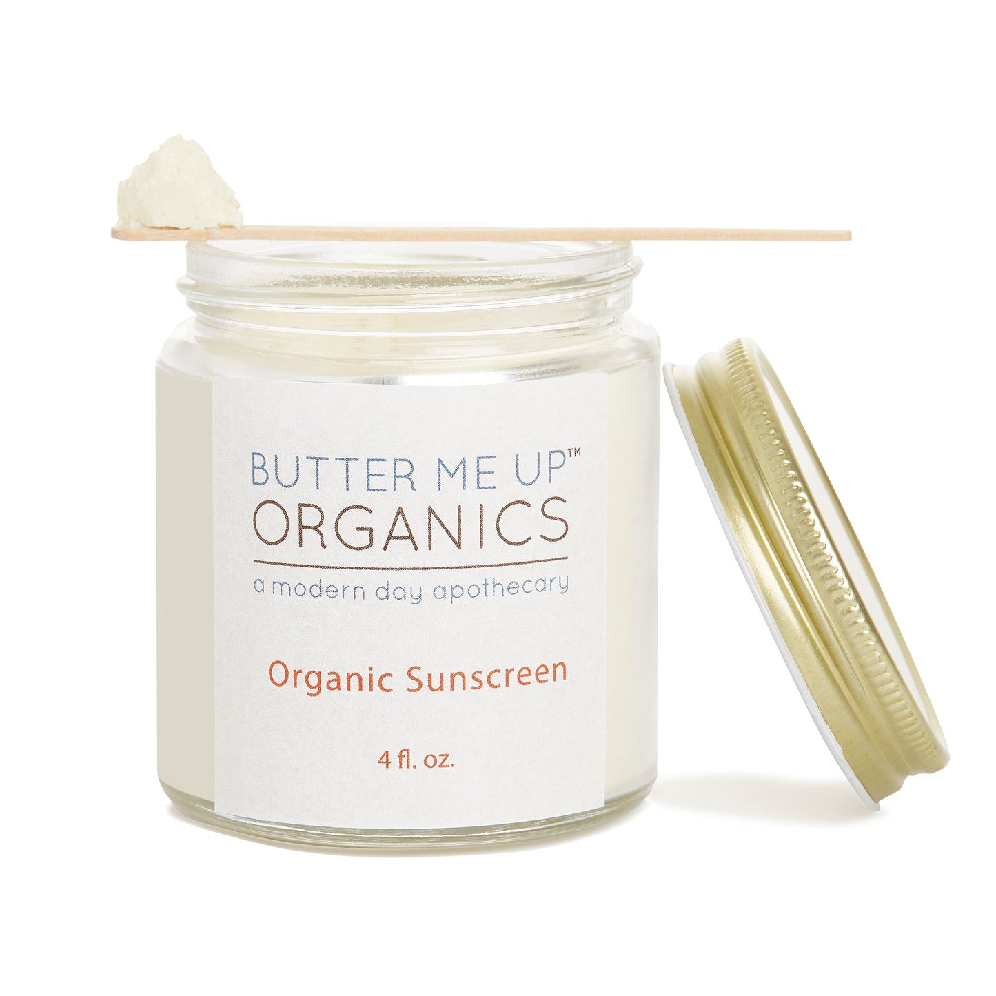Natural Organic Suns  Block/ Safe Protection/ Non-Nano Zinc Oxide / Sun Protection / Butter Me Up Organics