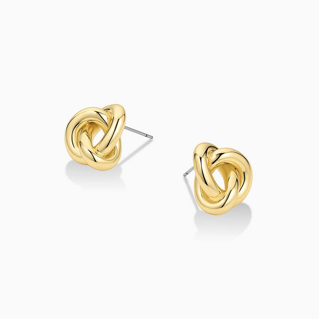 Irregular, Coiled-line Earrings For Women