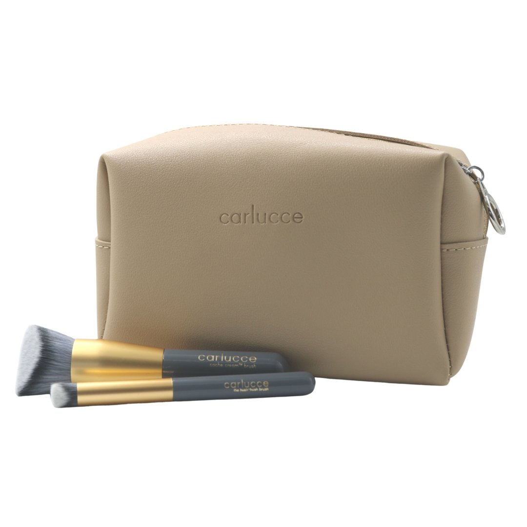 Vegan Leather Cosmetic Bag
