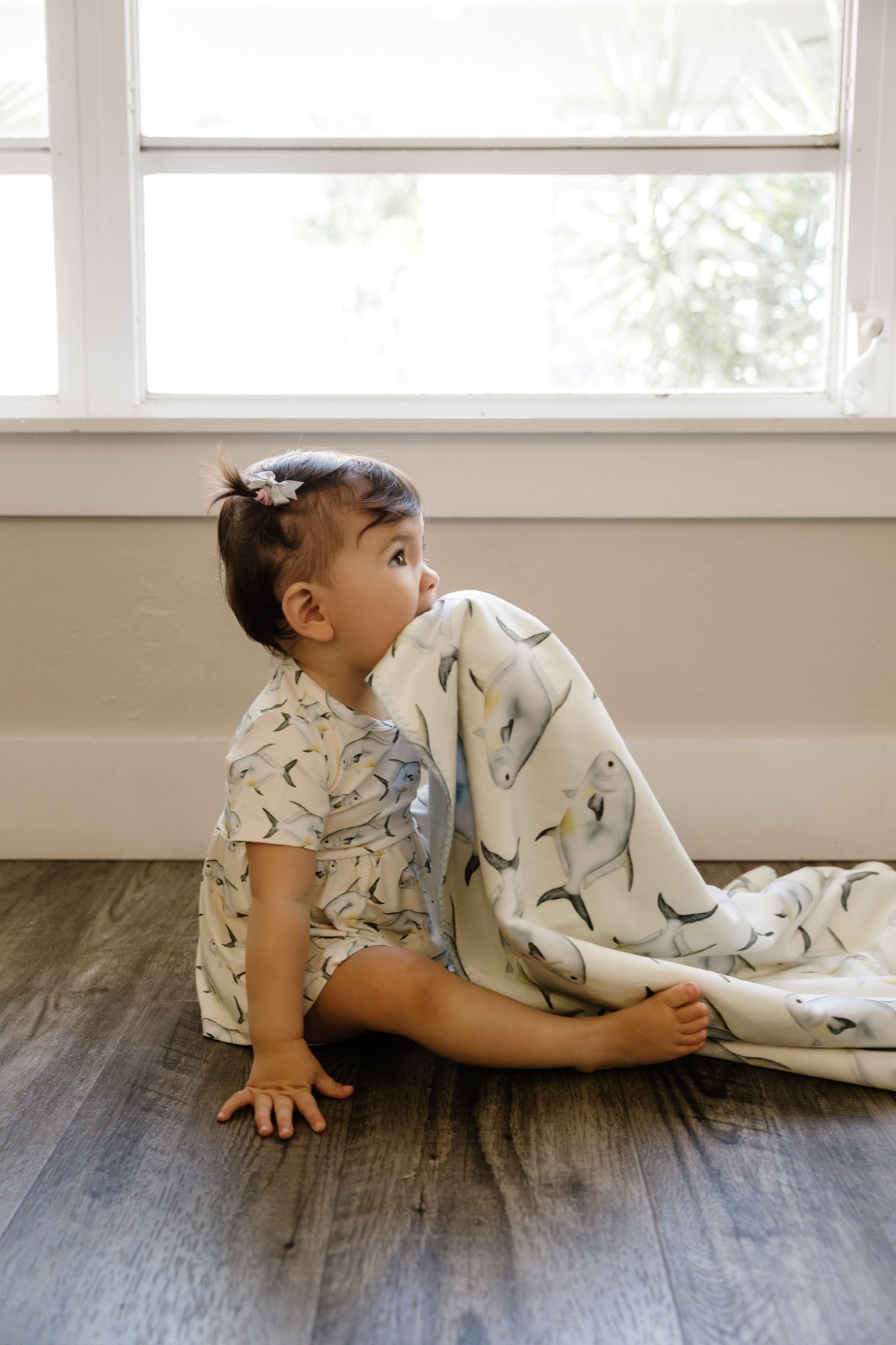 Mahi 30x40 Sherpa-backed Minky Blanket