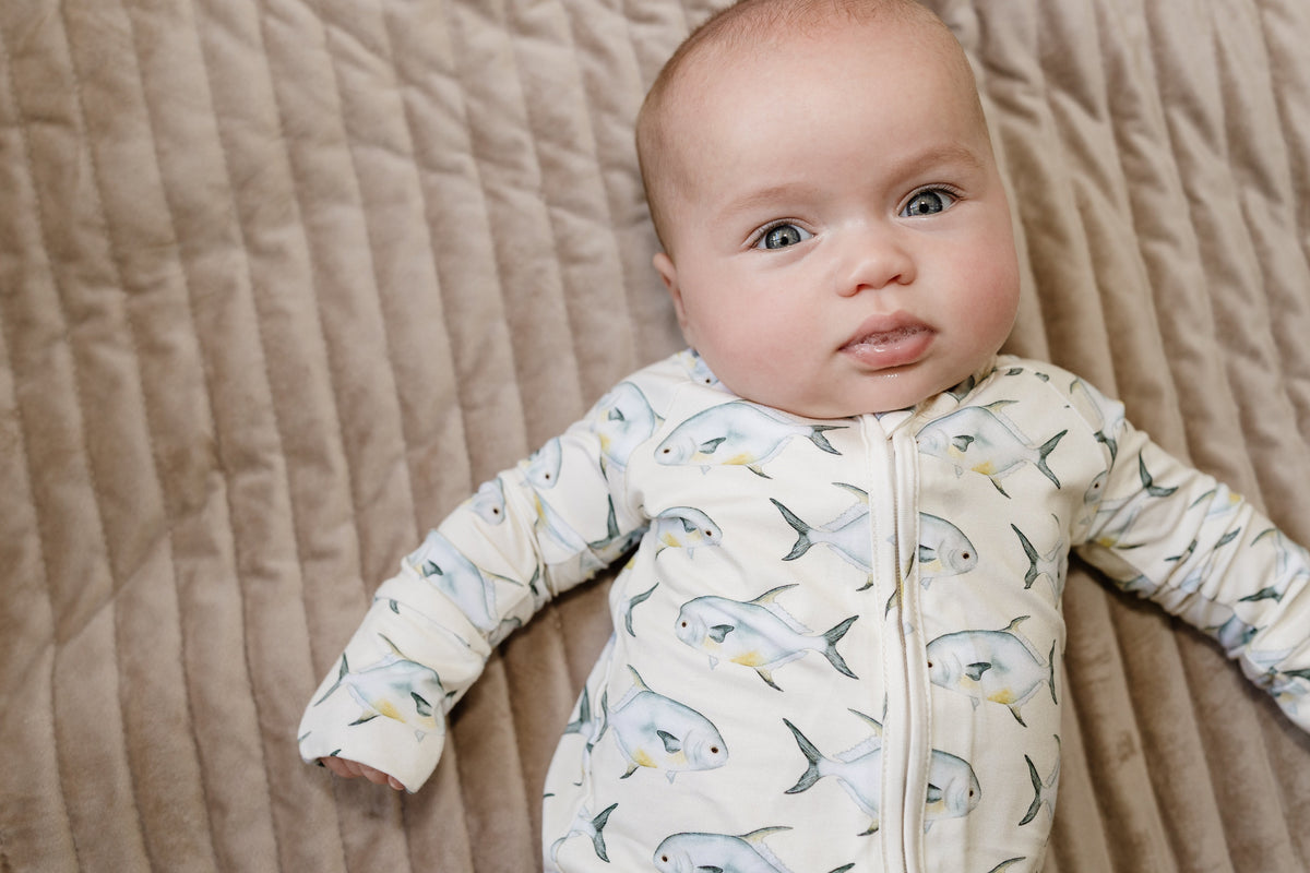 Permit Zippy Sleepers with Fold Over Cuffs (0/3M-12/18M)