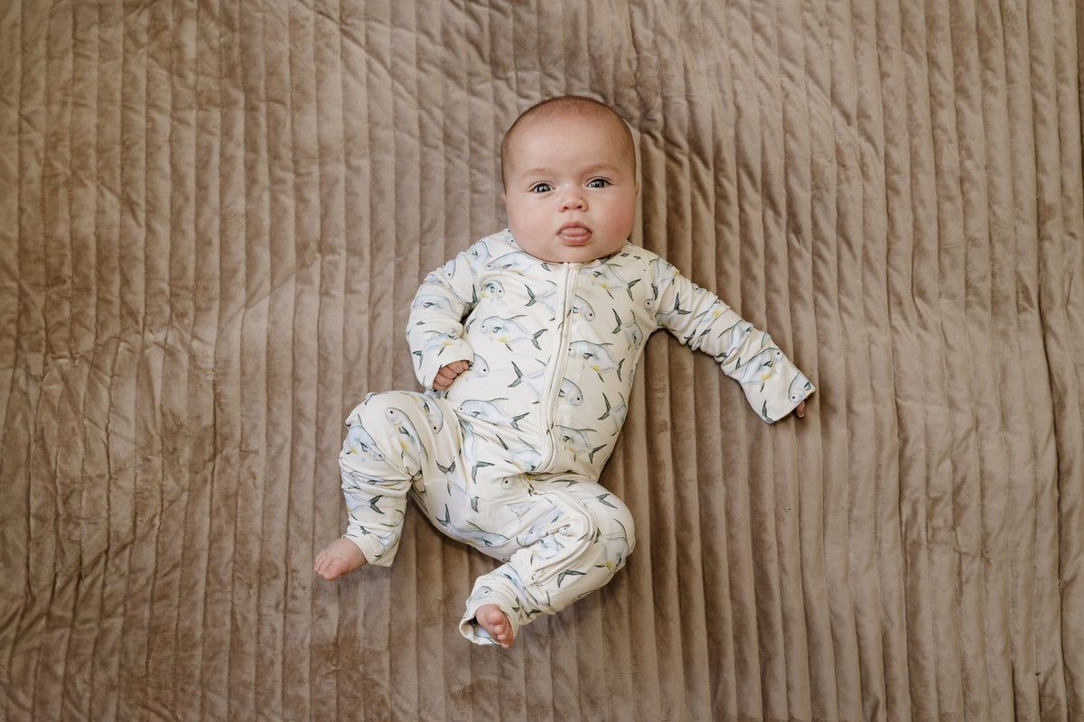 Permit Zippy Sleepers with Fold Over Cuffs (0/3M-12/18M)