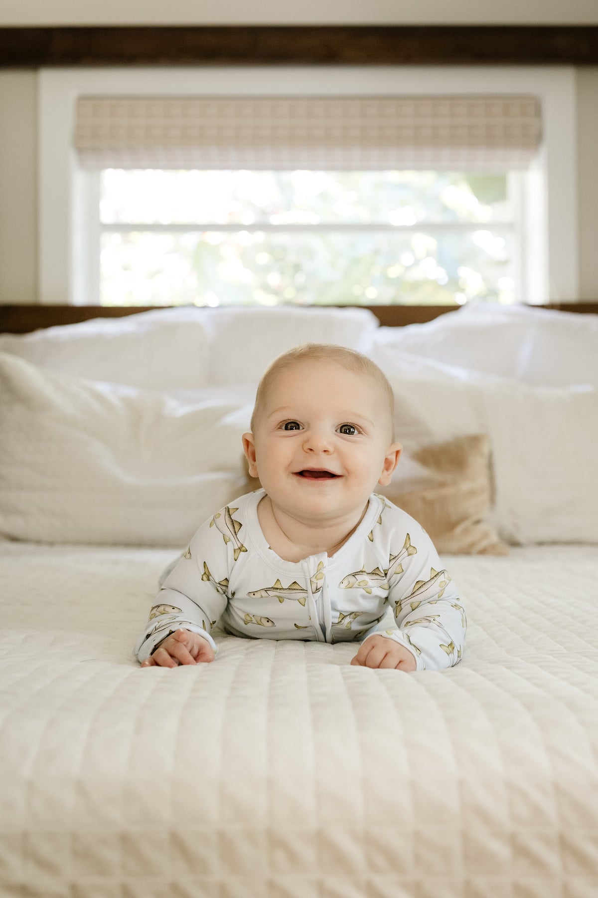 Snook Zippy Sleepers with Fold Over Cuffs (0/3M-12/18M)