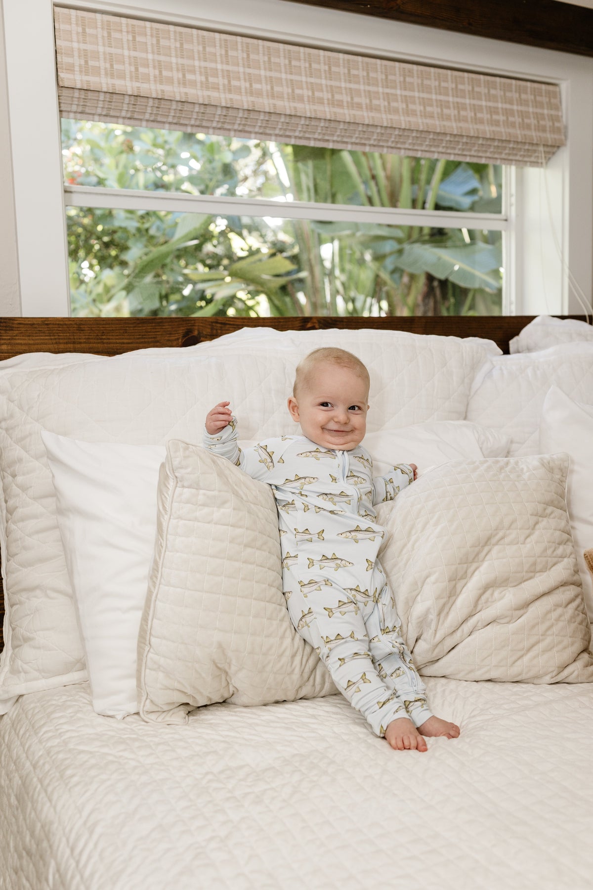 Snook Zippy Sleepers with Fold Over Cuffs (0/3M-12/18M)