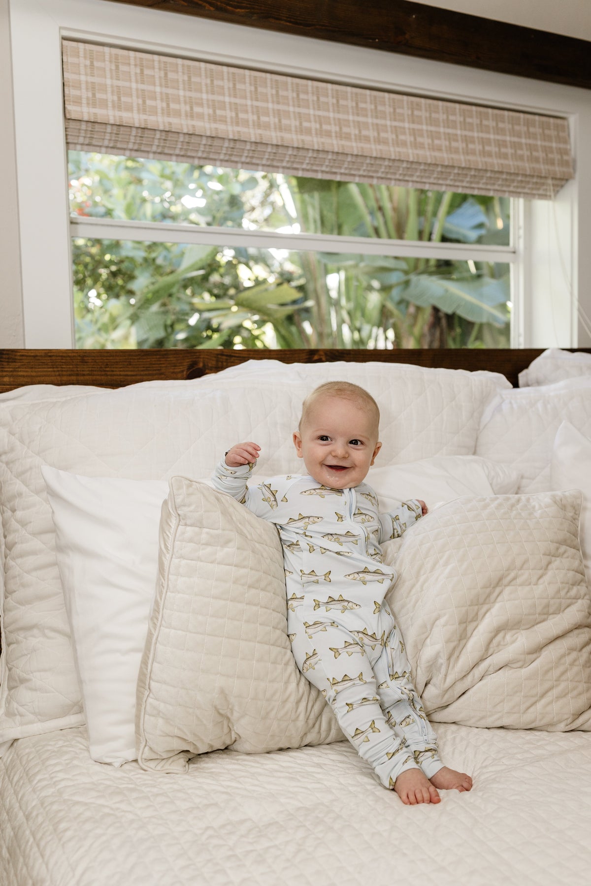 Snook Zippy Sleepers with Fold Over Cuffs (0/3M-12/18M)