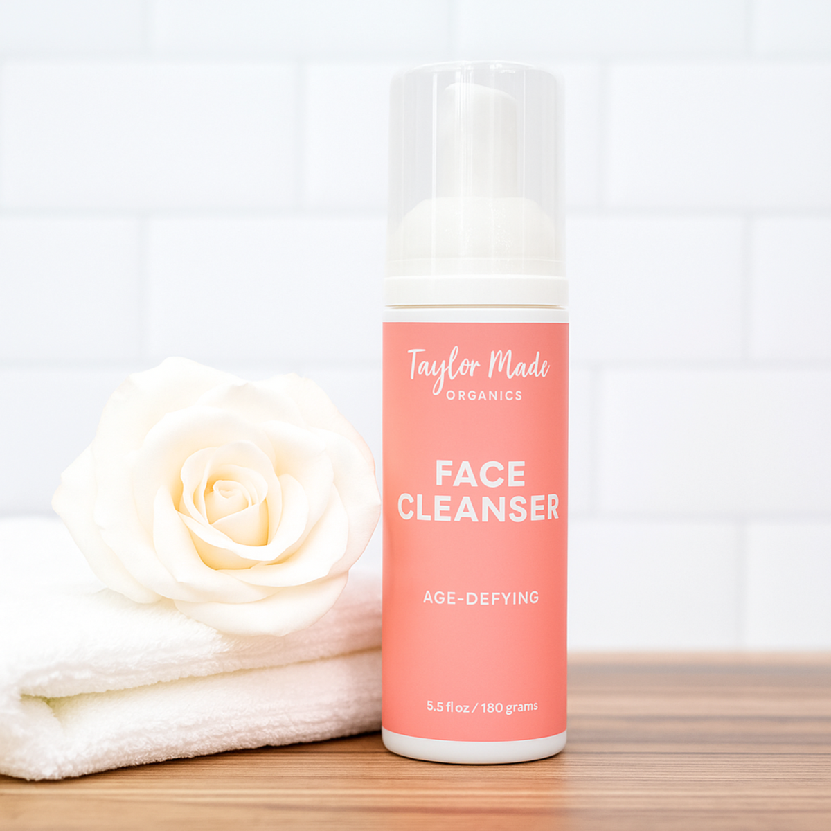 Age-Defying Foaming Face Cleanser with Vitamin C & MSM