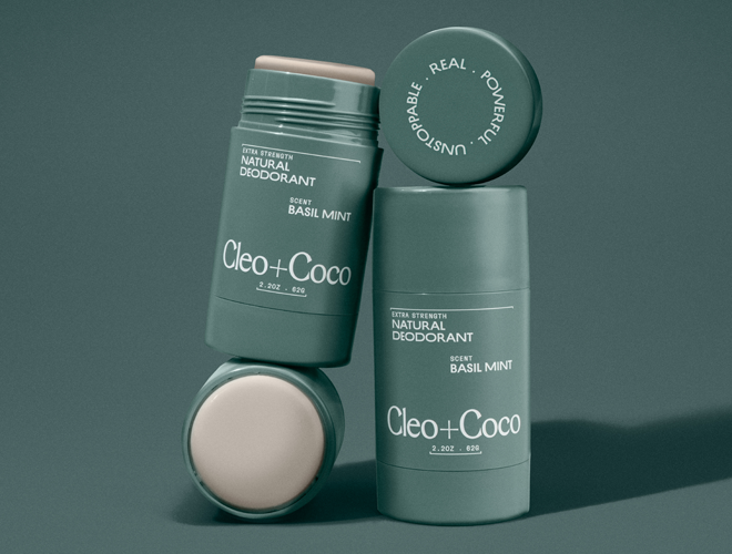 Extra Strength Natural Deodorant Balm - Basil Mint