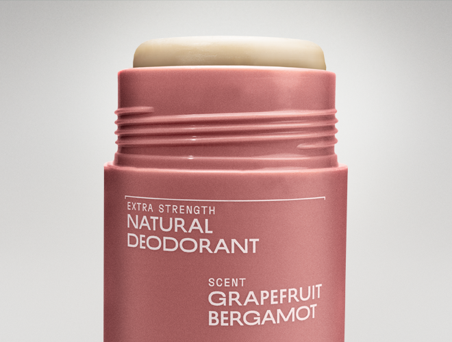 Extra Strength Natural Deodorant Balm - Grapefruit Bergamot