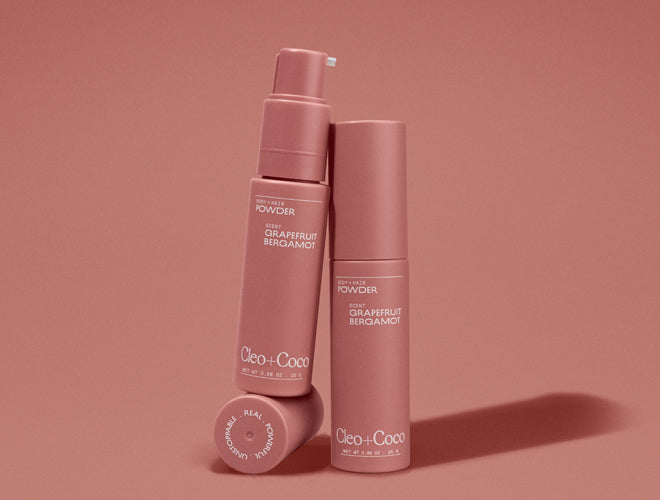 Body Powder + Dry Shampoo — Talc-Free, Anti-Chafe- Grapefruit Bergamot