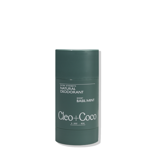 Extra Strength Natural Deodorant Balm - Basil Mint