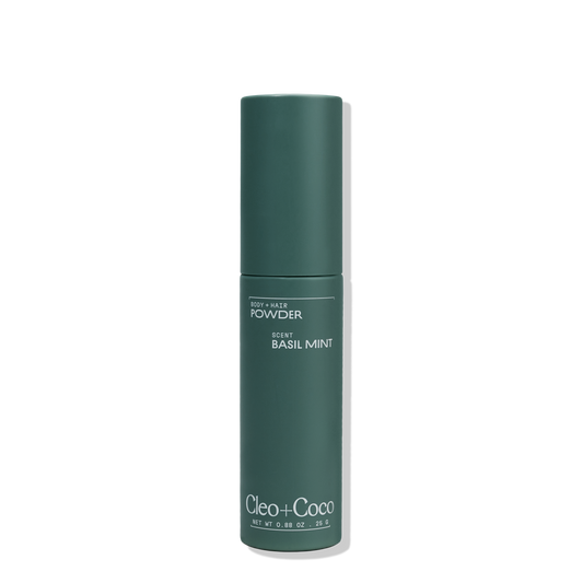 Body Powder + Dry Shampoo — Talc-Free, Anti-Chafe- Basil Mint