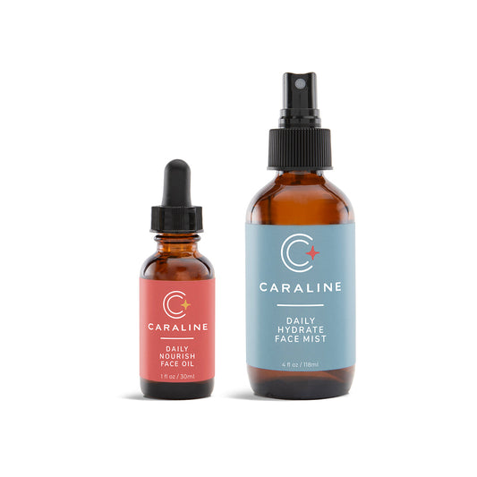 Hydrating Face Mist & Nourishing Face Oil Glow Duo