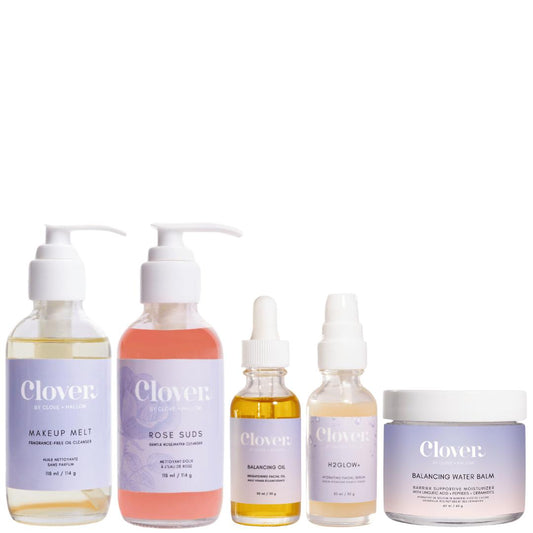 The Clear + Calm Skin Set Acne + Skin Barrier Support Essentials
