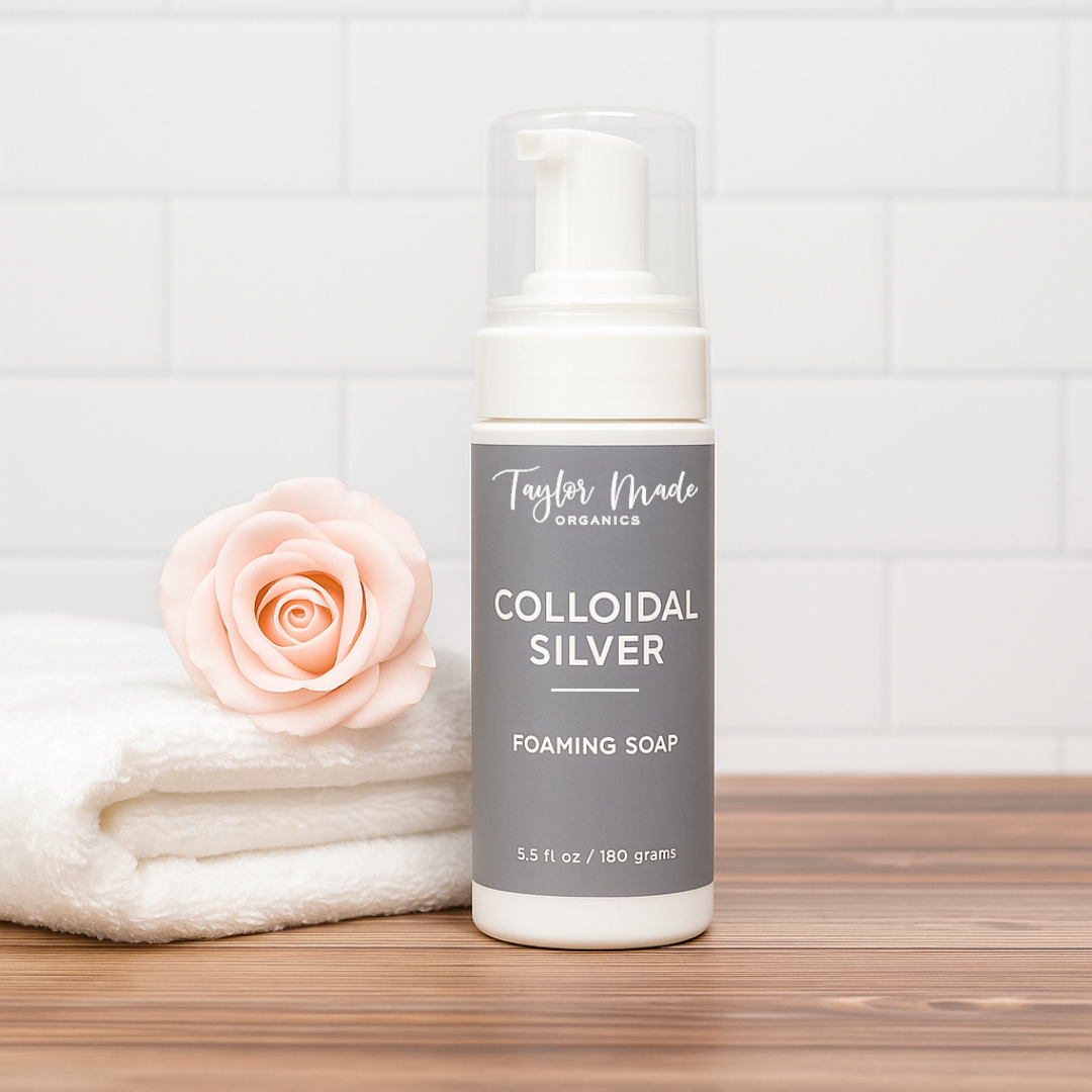 Colloidal Silver Foaming Cleanser Face, Hand & Body Wash