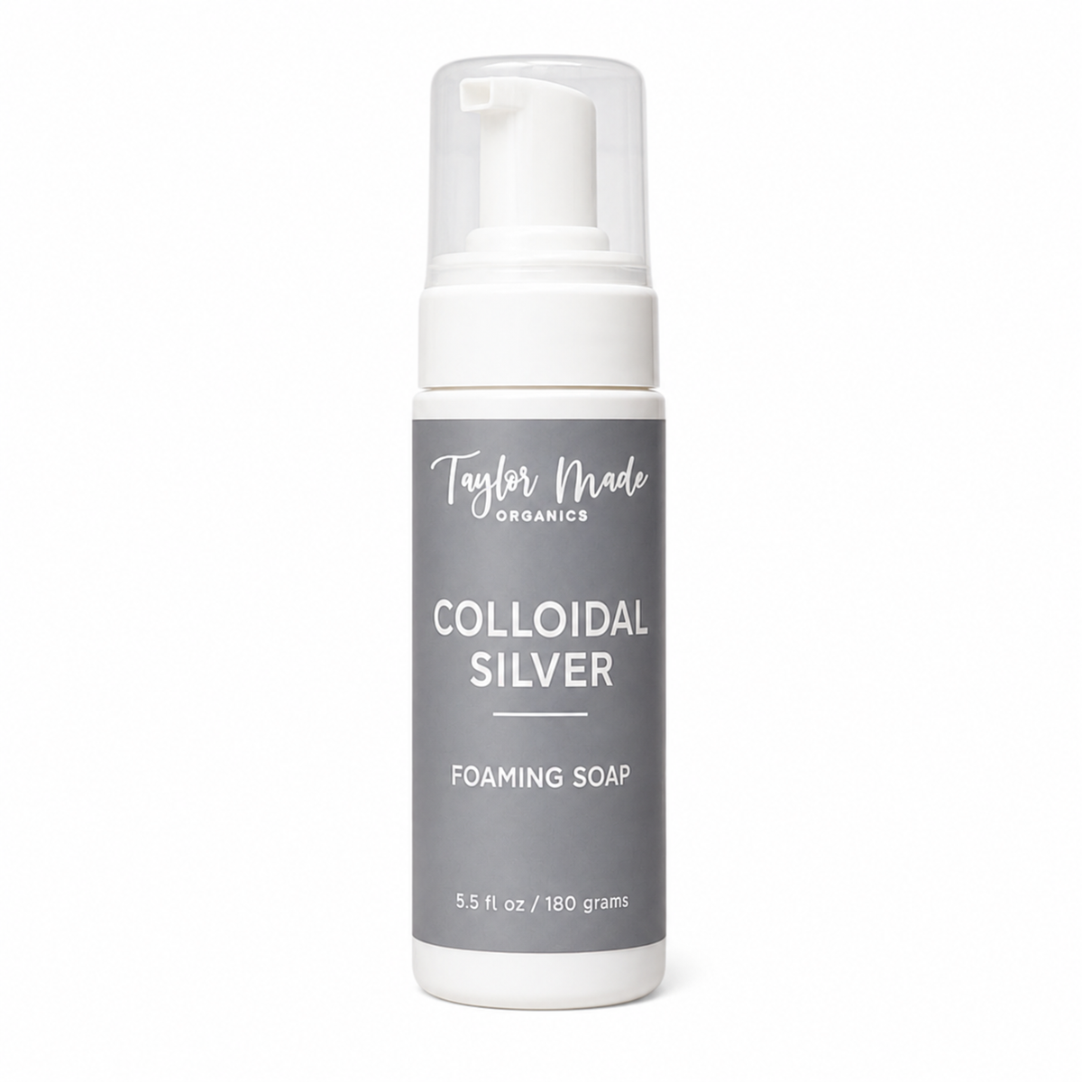 Colloidal Silver Foaming Cleanser Face, Hand & Body Wash