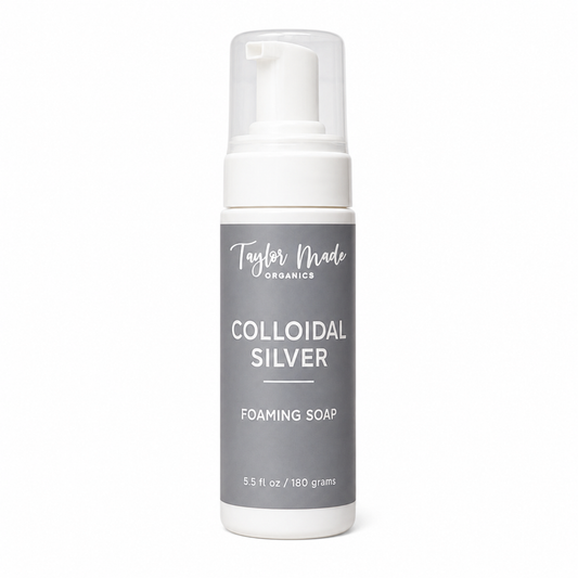 Colloidal Silver Foaming Cleanser Face, Hand & Body Wash