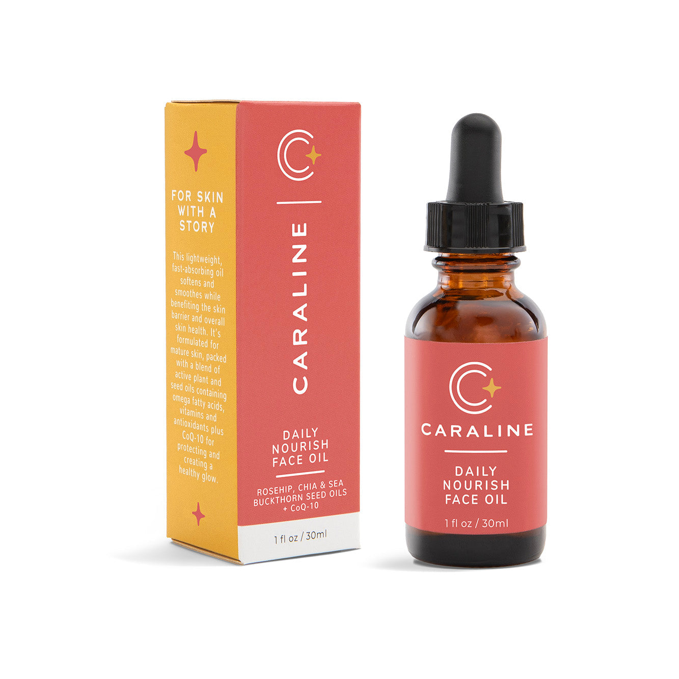 Daily Nourish Face Oil with Rosehip, Chia, & Sea Buckthorn