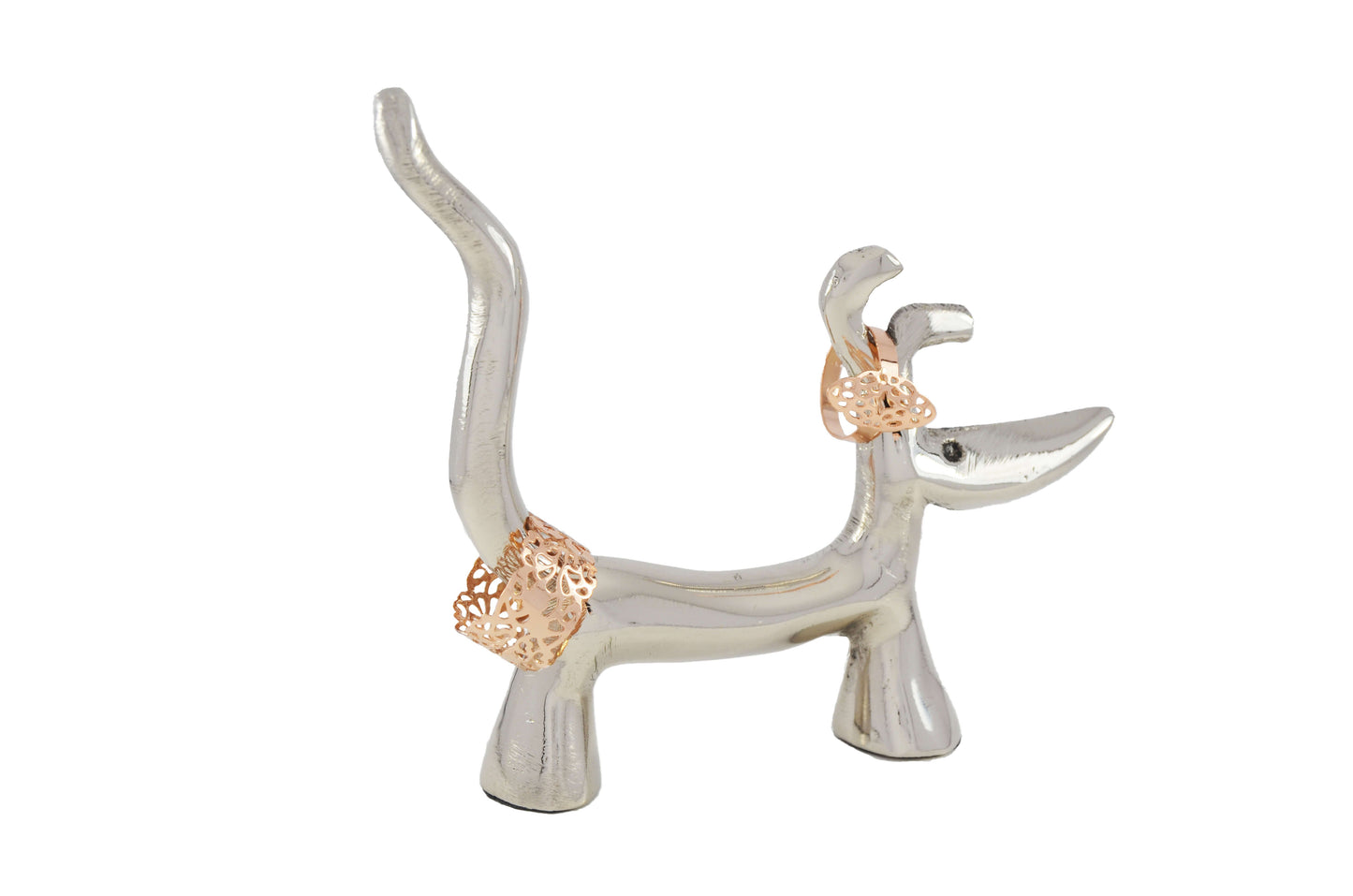Dog Ring Holder (Silver Finish)