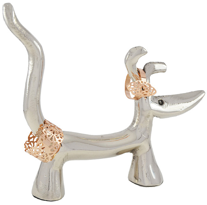 Dog Ring Holder (Silver Finish)