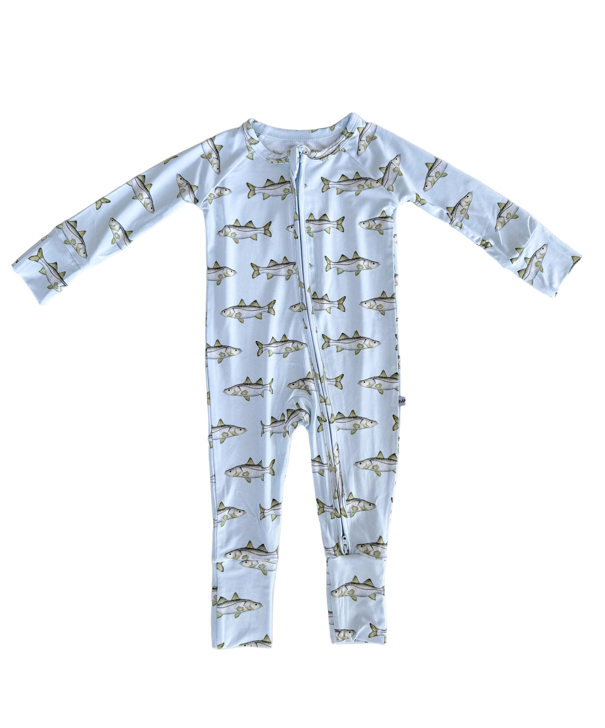Snook Zippy Sleepers with Fold Over Cuffs (0/3M-12/18M)