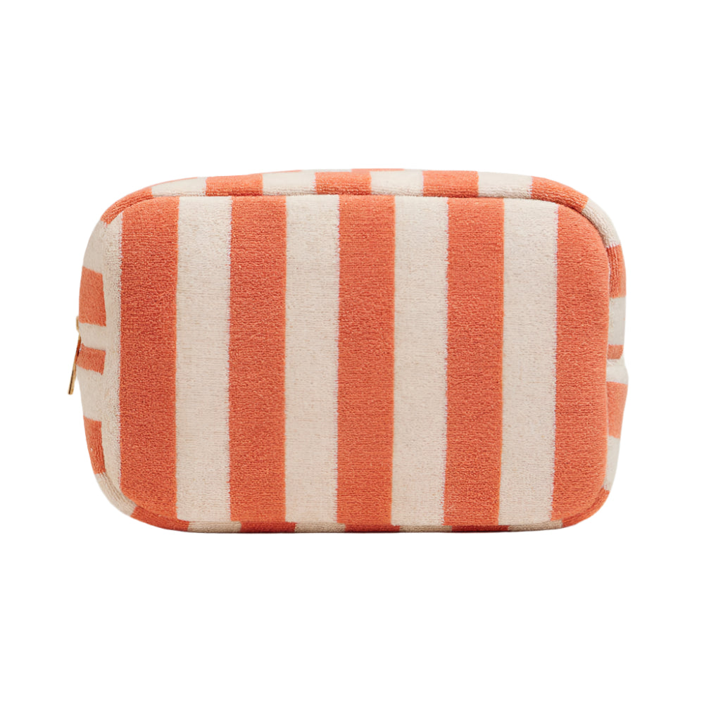 Striped Pattern Cosmetic Pouch Bag