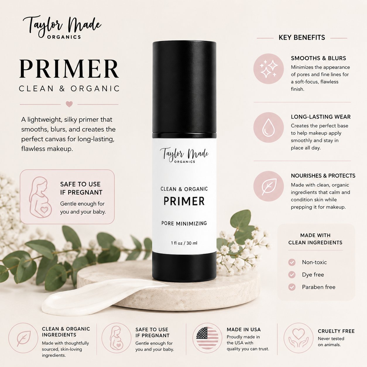 Hydrating Face Primer Smooth Makeup Base