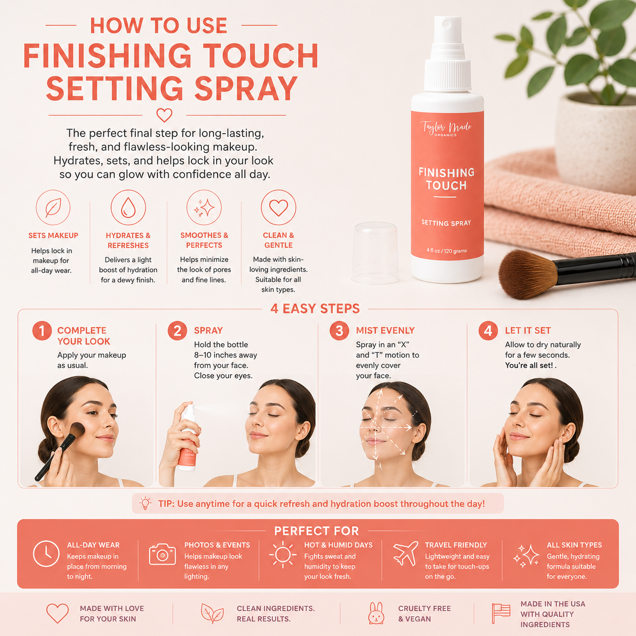Finishing Touch Hydrating Setting Spray Alcohol-Free