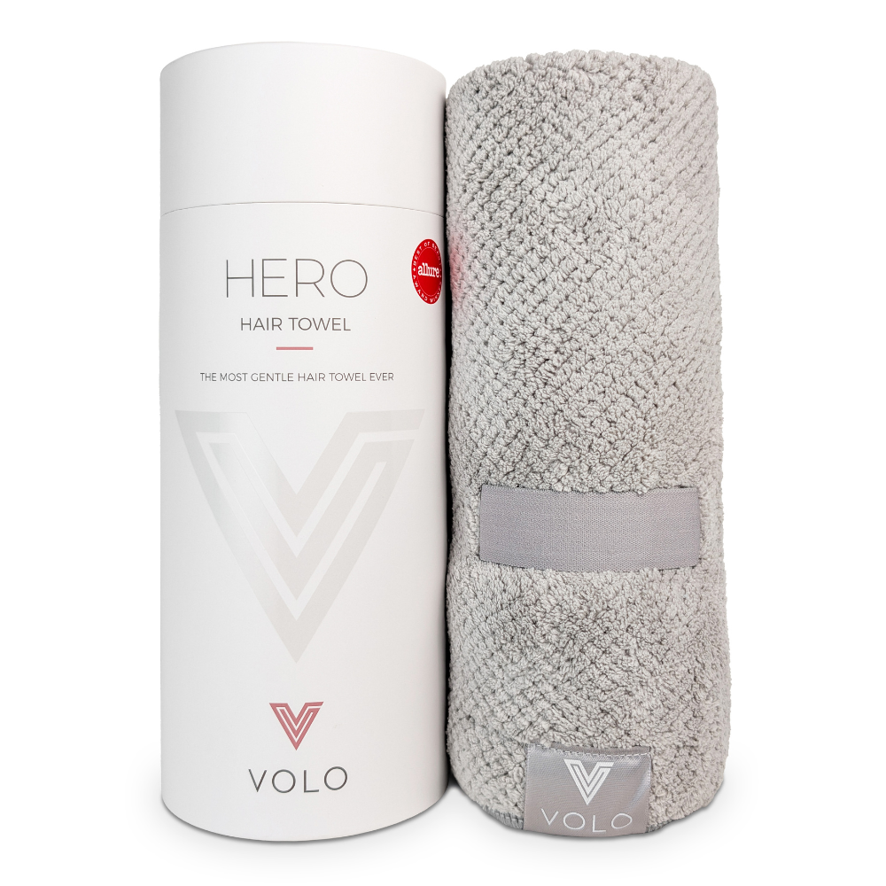 The VOLO Hero Hair Towel Luxe Packaging