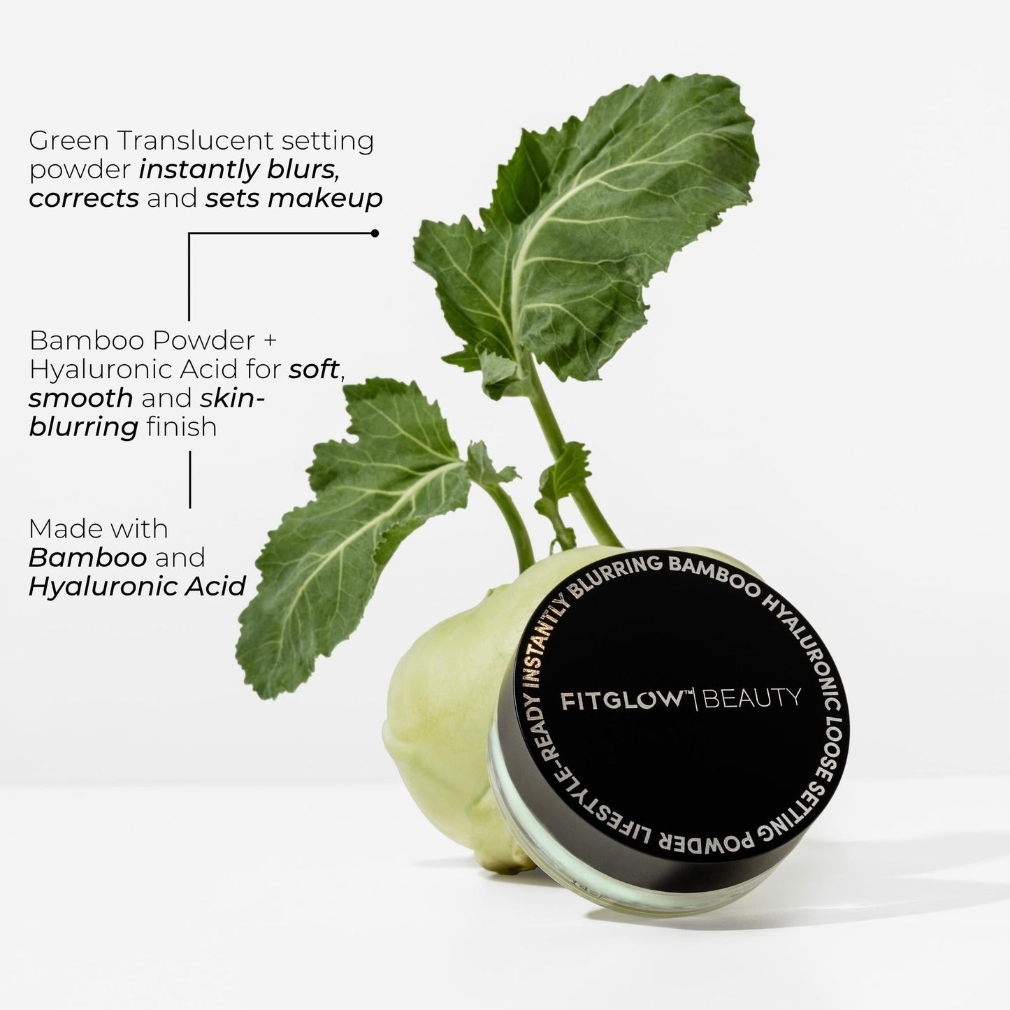 Green Bamboo Hyaluronic Loose Setting Powder