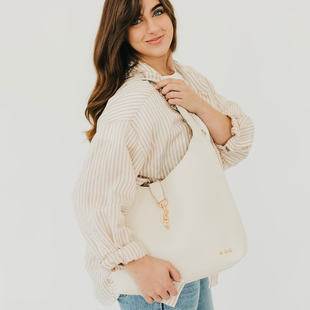Haddie Hobo Vegan Leather Tote