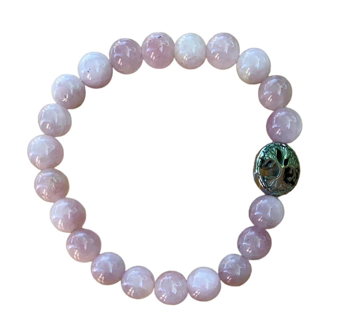 Kunzite (Brazil) Bracelet 8 mm Round Beads