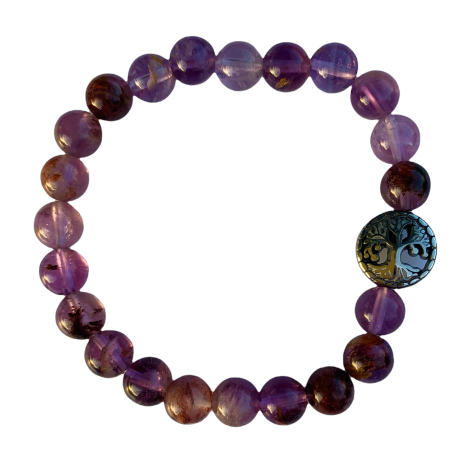 Super Seven Bracelet 8 mm Round Beads