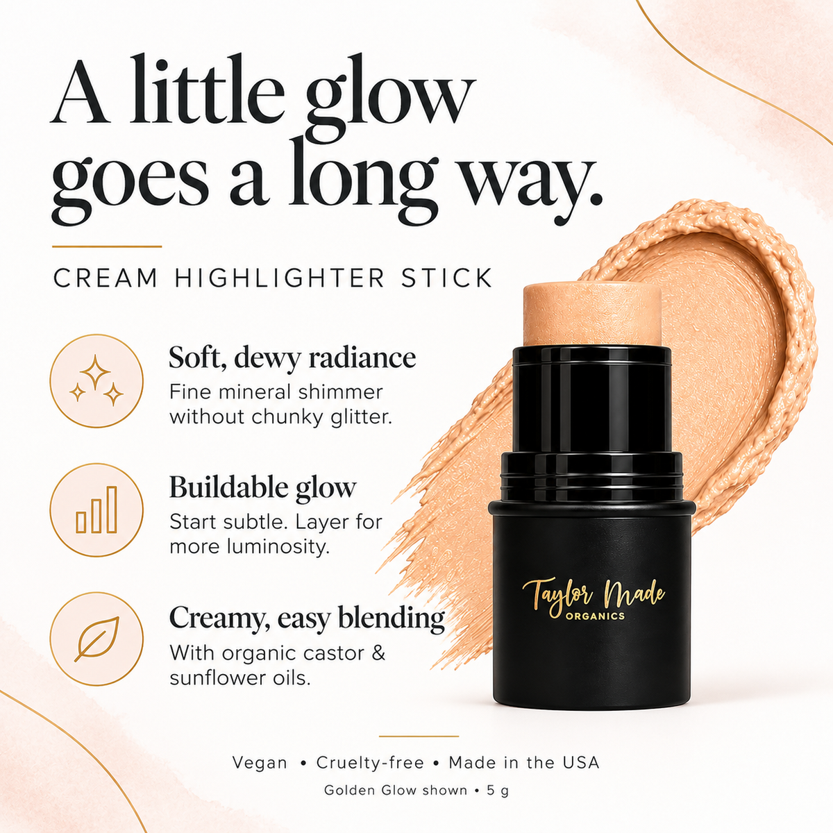Highlighter cream multistick