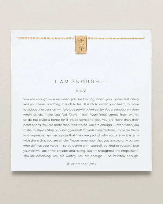 I Am Enough Icon Necklace
