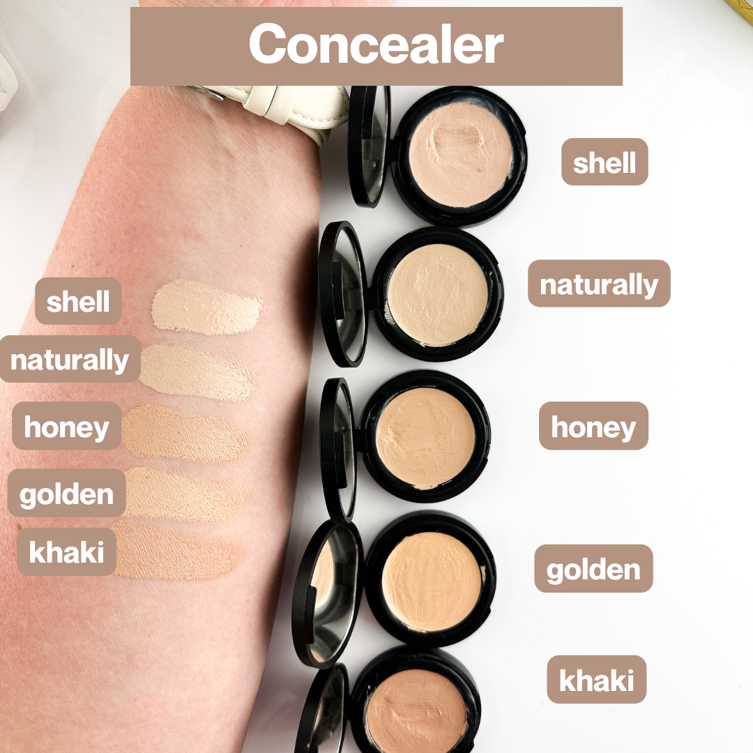 Organic Cream Concealer Lightweight, Buildable Coverage