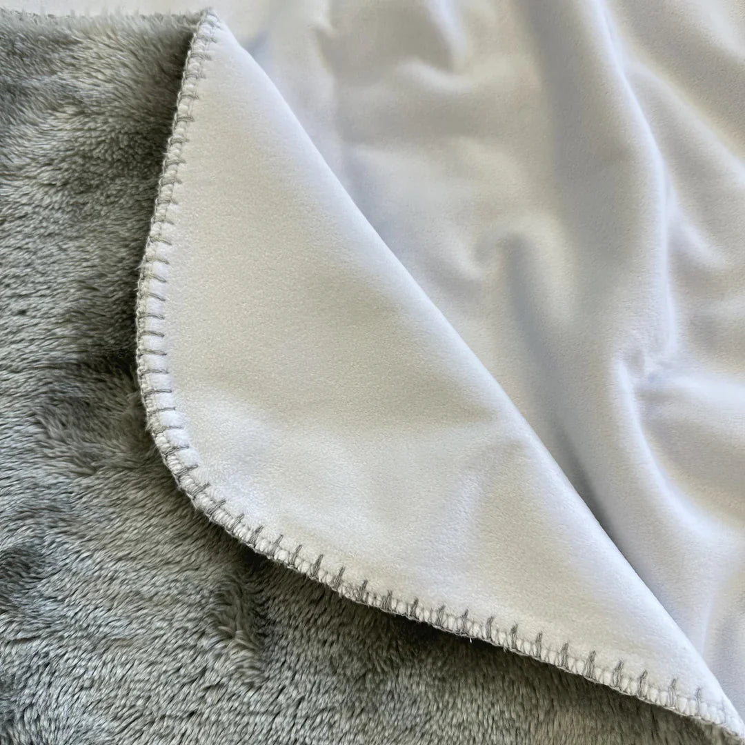 Mahi 30x40 Sherpa-backed Minky Blanket