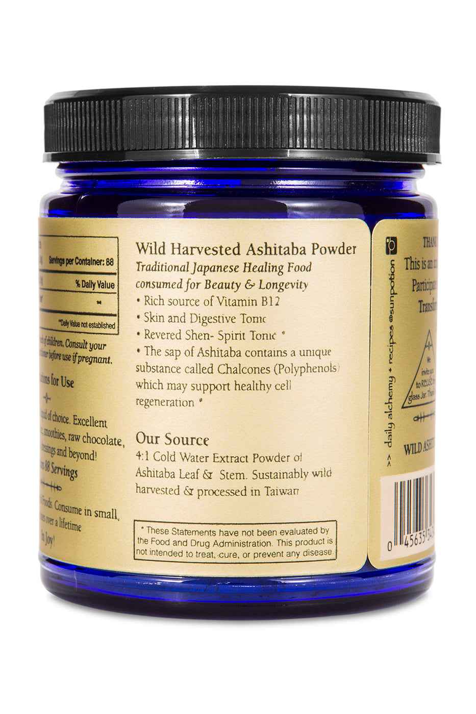 Ashitaba Leaf & Stem Powder (Wild Harvested)