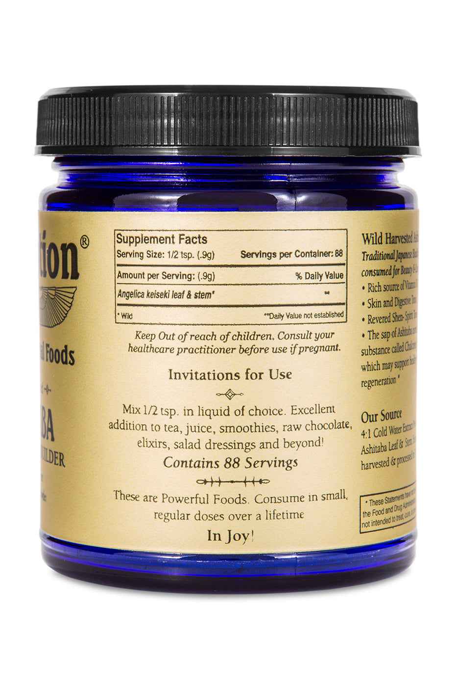 Ashitaba Leaf & Stem Powder (Wild Harvested)